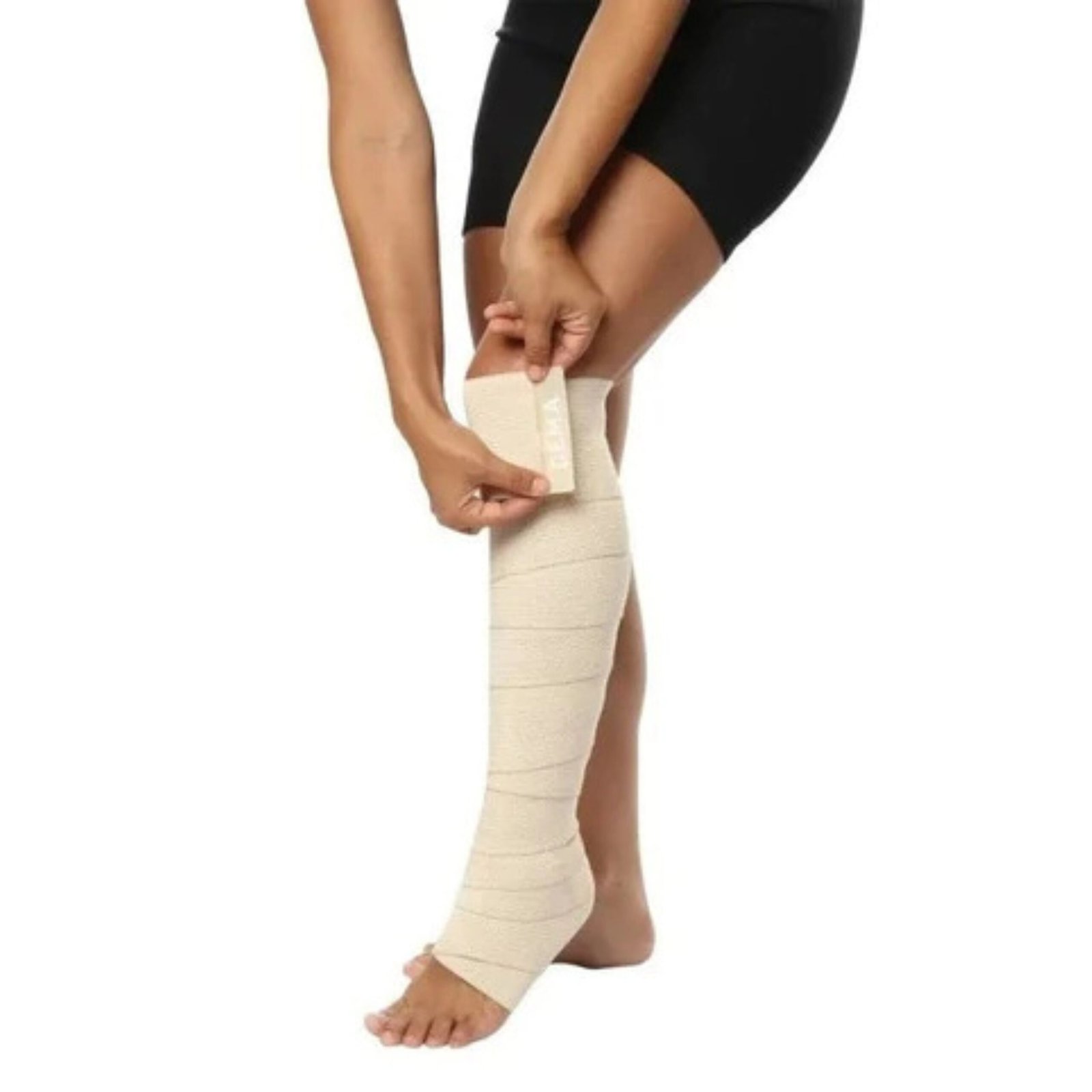 Venda Elastica Postoperatorio Pierna 15cm X 3m Dema