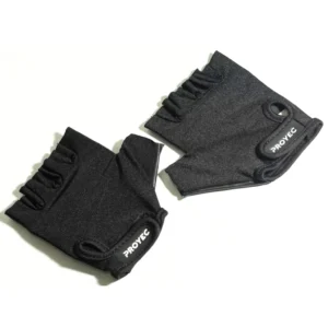 Guantes Entrenamiento Gimnasio Pesas Proyec Lycra Cuero Par