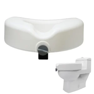 Silla Eleva Inodoro Bidet Asiento Ortopedico Con Ajuste Fijo