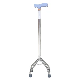 Bastón Cuádruple Regulable De Aluminio