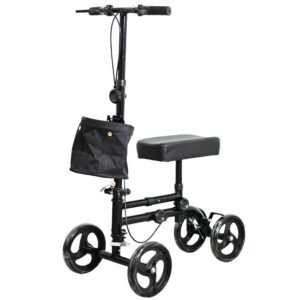 Andador De Rodilla Con 4 Ruedas Freno Bolso