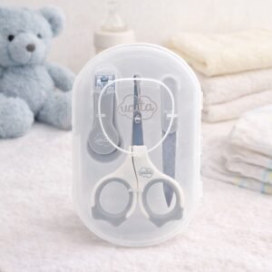Set Manicura 3 Piezas Cuidado Bebé Vaíta Tijera Lima Alicate