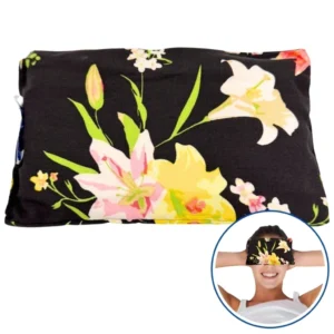 Antifaz Con Semillas Flores De Lavanda Almohadilla Terapeutica