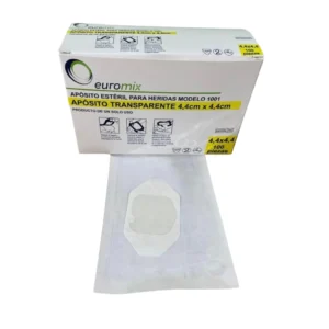 Apósitos Adhesivo Transparente Film 4,4x4,4cm X 50 Unidades