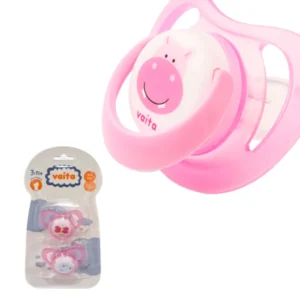 Blister X2 Chupetes Decorados Tetina Anatomica +3m +6m Vaita