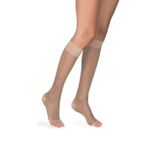 Medias 3/4 Sin Puntera. Compresion 8-15 Mm Hg