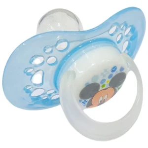 Chupete Redondo Silicona Natelle Mickey Minnie +6 +3 Meses