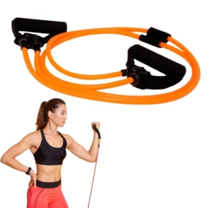 Banda Elástica de Resistencia Doble Con Manija Dema