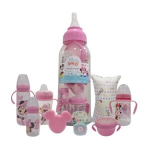 Mamadera Gigante Con Accesorios Minnie Set Bebe De Disney