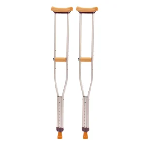 Par De Muletas Regulables De Aluminio
