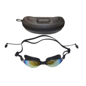 Antiparras Profesional Espejada Con Estuche Natacion Adulto